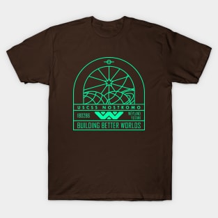 Nostromo Weyland Yutani Ship v02 T-Shirt